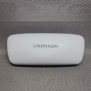 Calvin Klein White Clamshell Eyeglass Case (CASE ONLY)